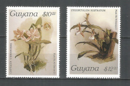 Guyana 1988 Mint Stamps Set MNH (**)  Flowers - Guyana (1966-...)