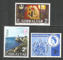 Gibraltar 3 Mint Stamps MNH(**) - Gibilterra