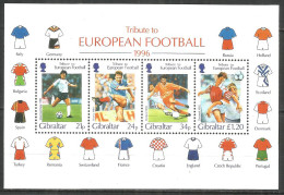 Gibraltar 1996 Year Mint MNH(**) Soccer - Gibraltar