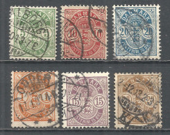 Denmark 1884 Year Used Stamps - Gebruikt