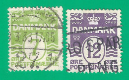 Denmark 1926 Year Used Stamps Mi # 166-167 - Gebraucht