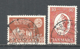 Denmark 1954 Year Used Stamps - Usado