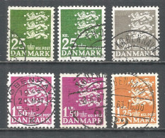 Denmark 1962 Year Used Stamps   - Gebruikt