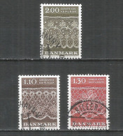 Denmark 1980 Year Used Stamps Mi.# 715-17 - Gebraucht
