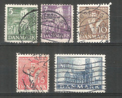 Denmark 1936 Year Used Stamps - Usati