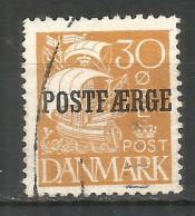 Denmark 1927 Year Used Stamp - Postpaketten