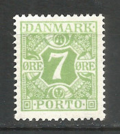 Denmark 1921 Year Mint Stamp - Impuestos