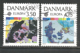 Denmark 1991 Year Used Stamps  Europa Cept - Used Stamps