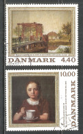 Denmark 1989 Year Used Stamps Panting - Oblitérés