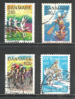 Denmark 1985 Year Used Stamps Sport - Gebraucht