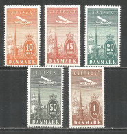 Denmark 1934 Year Mint MNH(**) Stamps Aviation - Nuovi