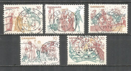 Denmark 1973 Year Used Stamps - Used Stamps