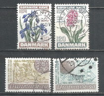 Denmark 1974 Year Used Stamps  Flowers - Gebraucht