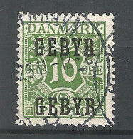 Denmark 1923 Year Used Stamp Mi # 14 - Postage Due