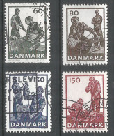 Denmark 1976 Year Used Stamps  Mi # 631-634 - Oblitérés