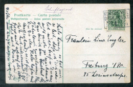 DEUTSCHES REICH - Schiffspost, Paquebot, Navire, Ship Letter, Stempel KORSÖR-KIEL No.4 Auf AK S.M.S. Wörth - Storia Postale