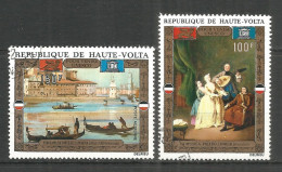 Upper Volta 1972 Year, Used CTO Set Painting - Haute-Volta (1958-1984)