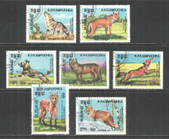 Kampuchea 1984 Year, Used Stamps  CTO Animals - Kampuchea