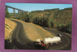 15 GARABIT Le Viaduc Construit Par Eiffel Au Dessus De La Vallée De La Truyère  Camion Citerne Semi Remorque à Identifer - Otros & Sin Clasificación