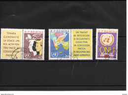 ROUMANIE 1961 ONU Yvert 1815-1817, Michel 2037-2039 Oblitéré - Used Stamps