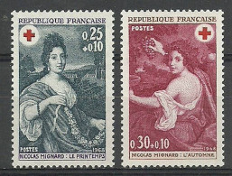 France 1968 Mi 1647-1648 MNH  (ZE1 FRN1647-1648) - Médecine