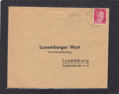 BRIEF AUS JUNGLINSTER NACH LUXEMBURG. - 1940-1944 German Occupation