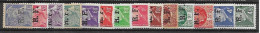Lyon Liberation Set 14 Stamps (2,40 F Missing) 20 Euros Mnh ** Nsc ** - Oorlogszegels