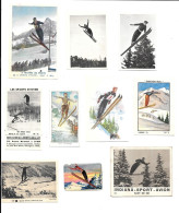 CX69 - IMAGES ET VIGNETTES DIVERSES - SAUT A SKI - Sports D'hiver