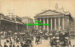 R607232 London. Bank Of England And Royal Exchange. Tuck. Heraldic View Postcard - Autres & Non Classés