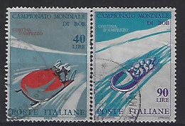 Italy 1966  Weltmeisterschaftenn Im Bobfahren  (o) Mi.1196-1197 - 1961-70: Usados