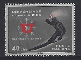 Italy 1966  Universiade Im Wintersport  (o) Mi.1198 - 1961-70: Oblitérés