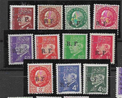 Bordeaux Type II Complete Set 165 Euros Mnh** Nsc 1944 - Oorlogszegels