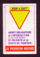 ÉTIQUETTE DE BOÎTE D'ALLUMETTES - ARRÊT OBLIGATOIRE À L'INTERSECTION... - Luciferdozen - Etiketten