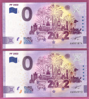 0-Euro IS 2022-1 PF 2022 - HAPPY NEW YEAR 2022 Set NORMAL+ANNIVERSARY - Private Proofs / Unofficial