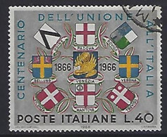 Italy 1966  Eingliederung Der Provinzen Venetien Und Mantua  (o) Mi.1205 - 1961-70: Usati