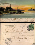 Ansichtskarte Mannheim Hafen, Bahnhof - Industrie 1903 - Mannheim
