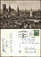 Ansichtskarte München Blick Vom Deutschen Museum Auf Die Stadt 1958 - München