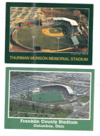 2 POSTCARDS WORLD STADIUMS   USA  CANTON OHIO/ COLUMBUS OHIO - Stades