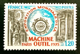 1975 FRANCE N 1842 EXPOSITION MONDIALE DE LA MACHINE OUTIL PARIS 1975 1.EMO - NEUF** - Neufs