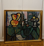 D'après PICASSO Tapisserie Canevas Nature Morte à La Cruche - Cadre 84 Par 70 Cm - Alfombras & Tapiceria