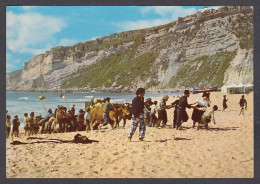 112039/ NAZARÉ, Arrasto Dos Barcos, La Traîne Des Bateaux - Leiria