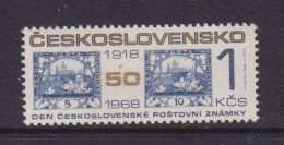 CZECHOSLOVAKIA  - 1968 Stamp Day 1k Never Hinged Mint - Nuevos