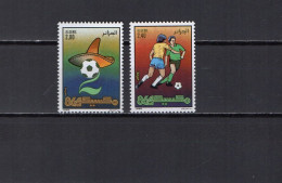 Algeria 1986 Football Soccer World Cup Set Of 2 MNH - 1986 – Messico