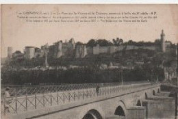 INDRE ET LOIRE-Chinon-Le Pont Sur La Vienne Et Le Château Construit à La Fin Du Xè Siècle - AP 1 - Chinon