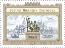RUSSIA - 2021 -  STAMP MNH ** - 800 Years Of Nizhny Novgorod - Ungebraucht