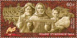 RUSSIA - 2020 -  STAMP MNH ** - A Labor Feat Of Home Front Workers - Nuovi