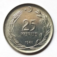 Turquie - 25 Kurus 1968 - Turquie