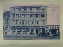 102-18-195               WENDUYNE    L'Hôtel Du Parc Et Son Garage   Façade  ( Teinte Bleue ) - Wenduine