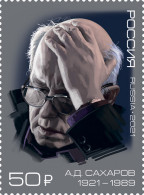 RUSSIA - 2021 -  STAMP MNH ** - 100th Anniversary Of The Birth Of A.D. Sakharov - Nuovi