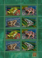 RUSSIA - 2021 - MINIATURE SHEET MNH ** - Fauna Of Russia. Frogs - Ungebraucht